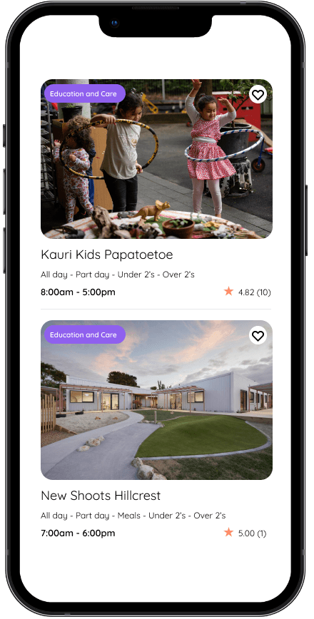 iPhone with a view of listed centres